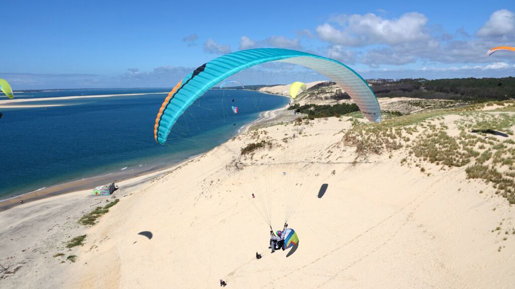 paragliding baptism Arcachon